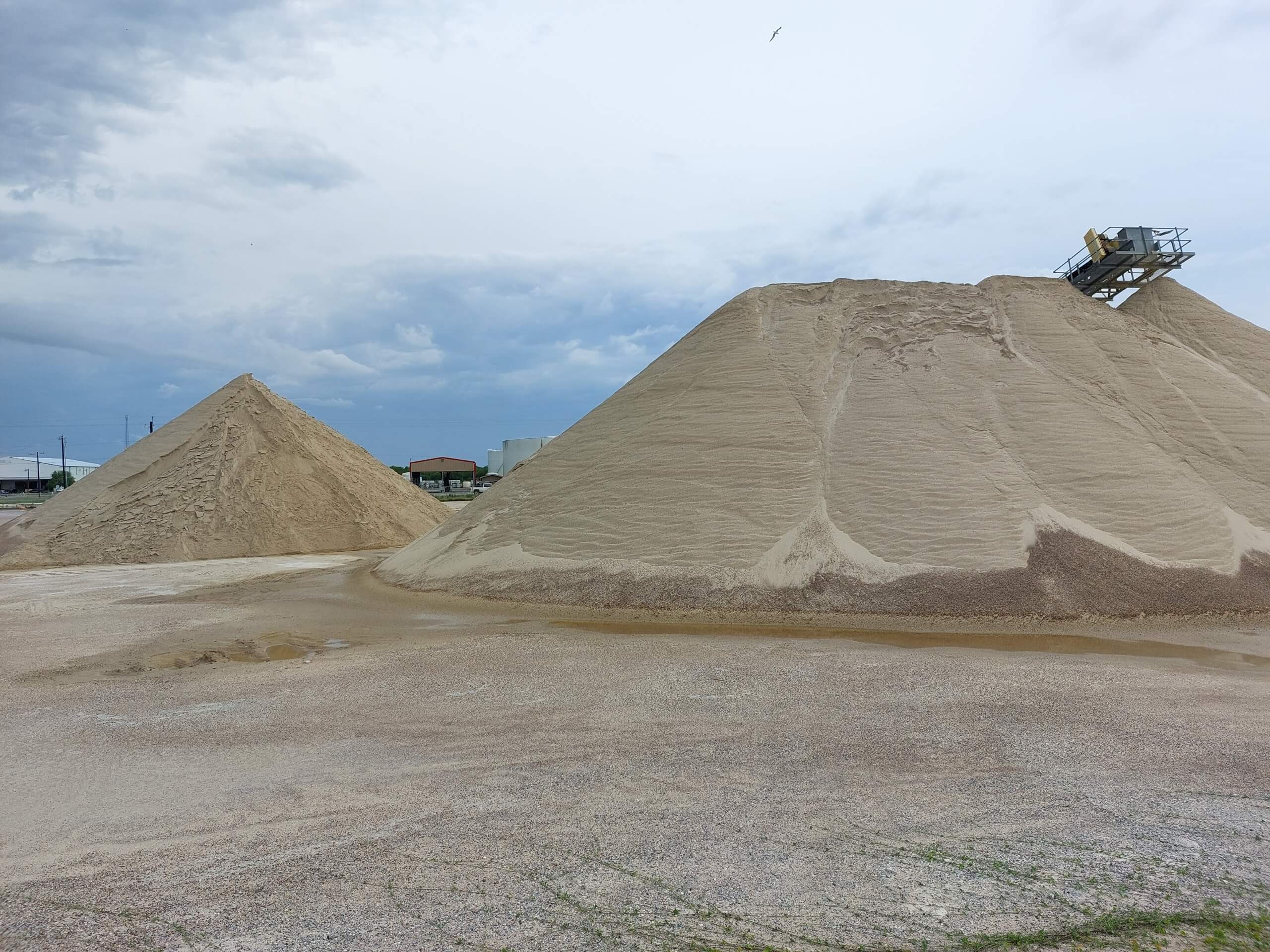 Stockpile of Washed Sand