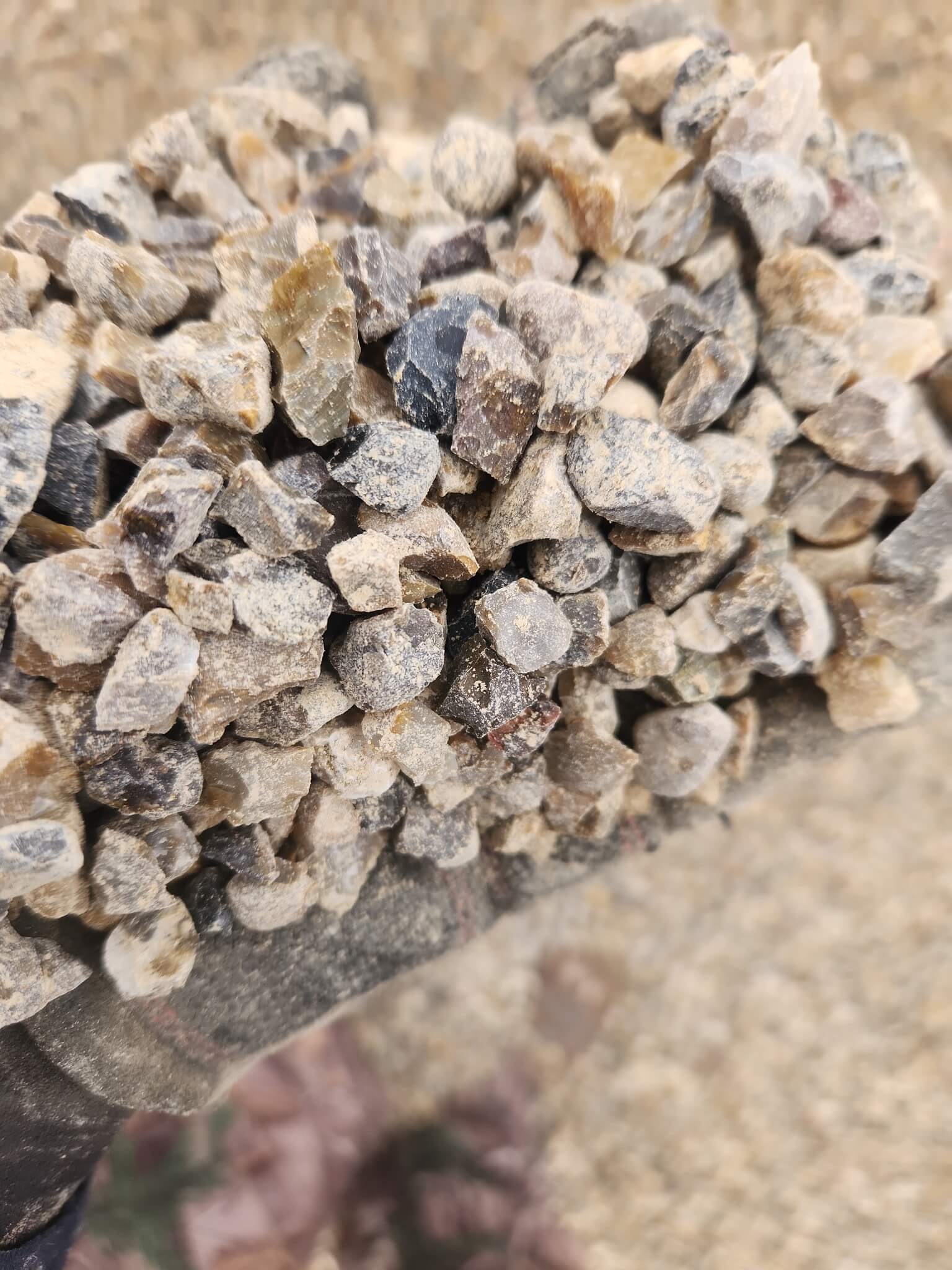 Crushed ¼” Gravel